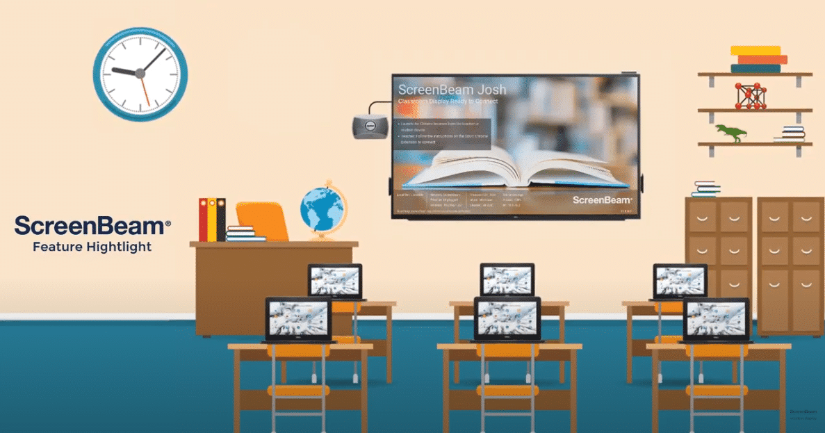 ScreenBeam機能のハイライト– Chromebooks向けのClassroom Commander