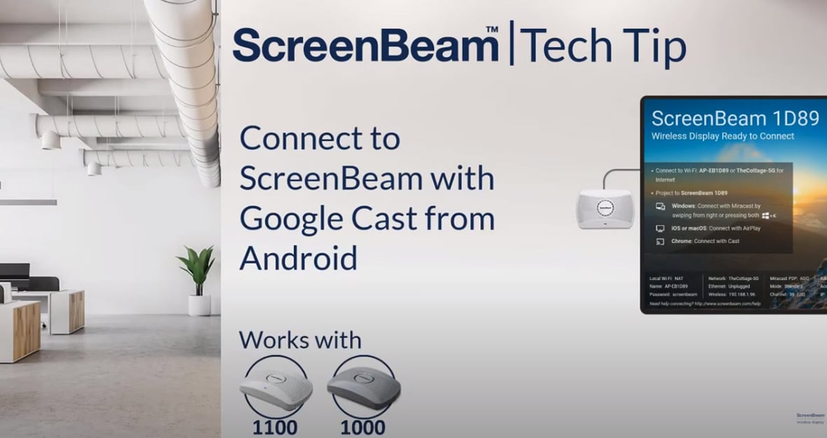 Connect with Google Cast from Android