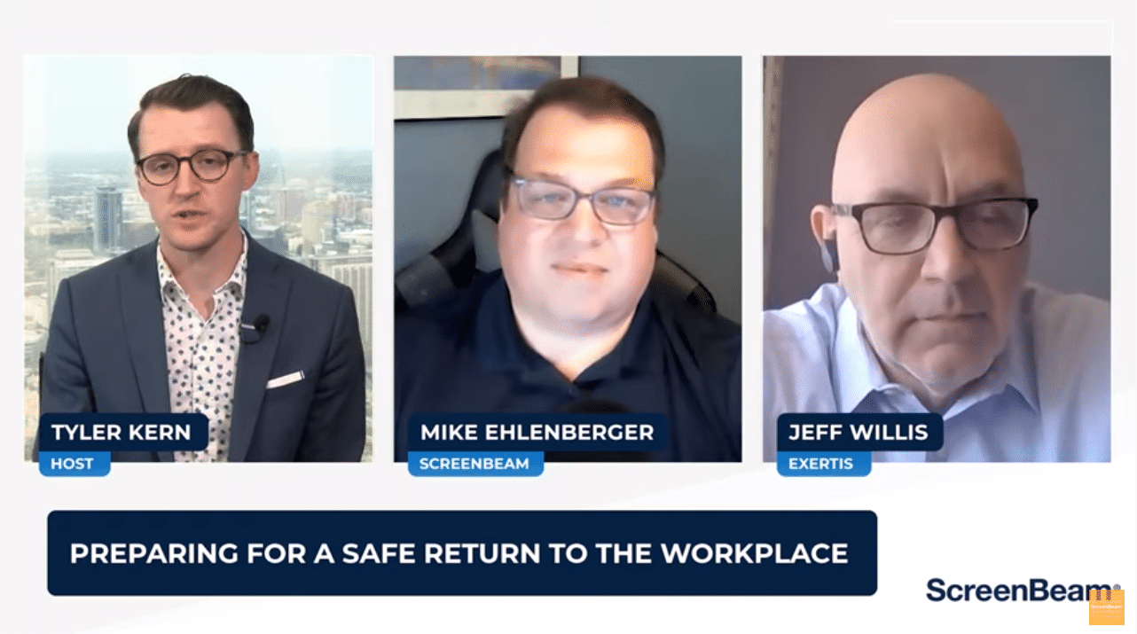 Technology’s Role in Empowering a Hybrid Workforce featuring Jeff Willis, SVP of Product Management for Exertis and Mike Ehlenberger, VP/GM for ScreenBeam