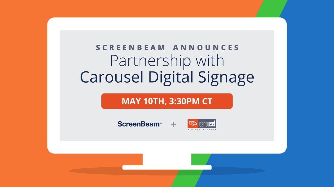 ScreenBeam Announces Partnership with Carousel Digital Signage